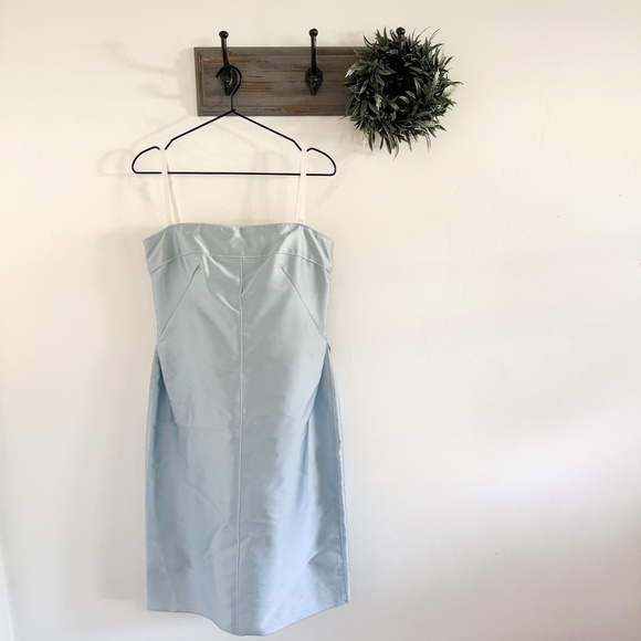 Dolce & Gabbana Powder Blue Strapless Dress EU 44 / US 14 - Picture 1 of 8